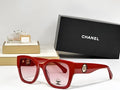 Chnel Glass - Red Square CC Coin Pink Gradient