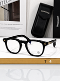 CH Glasses - Black Round Square Gold
