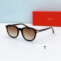 Crtir Glasses - Round Full Rim Brown Gradient Tortoise Frame