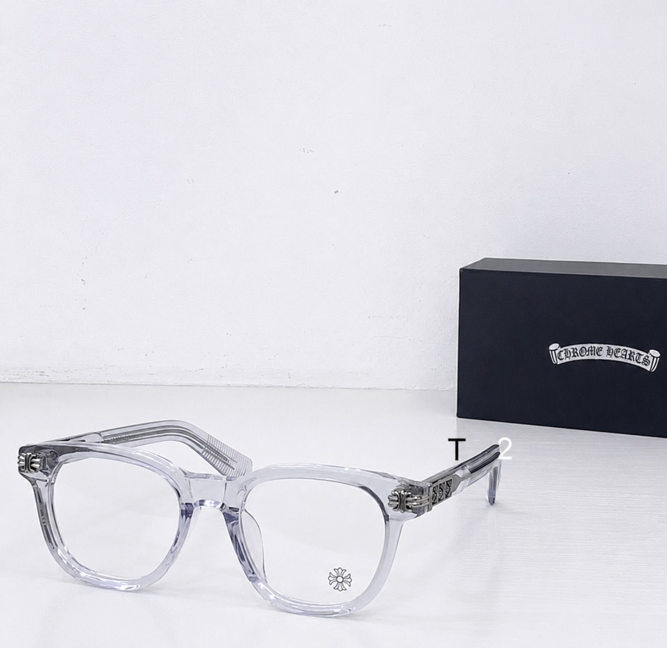 CH Glasses - Crystal Clear Large Square