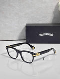 CH Glasses - Black Wayfarer Gold Skull