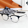 CH Glasses - Black Gunmetal Browline