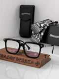 CH Glasses - Black Large Titanium Square