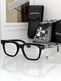 CH Glasses - Black Square Gold Fleur-de-lis