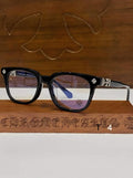 CH Glasses - Black Square Silver Cross
