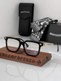 CH Glasses - Black Titanium Square Gold