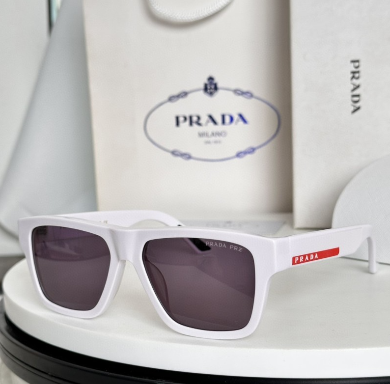 Prda Glasses - PRZ Sport White Red Stripe