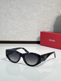 Prda Glasses - Black Marble Oval