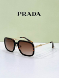 Prda Glasses - Tortoise Gold Square Brown Gradient