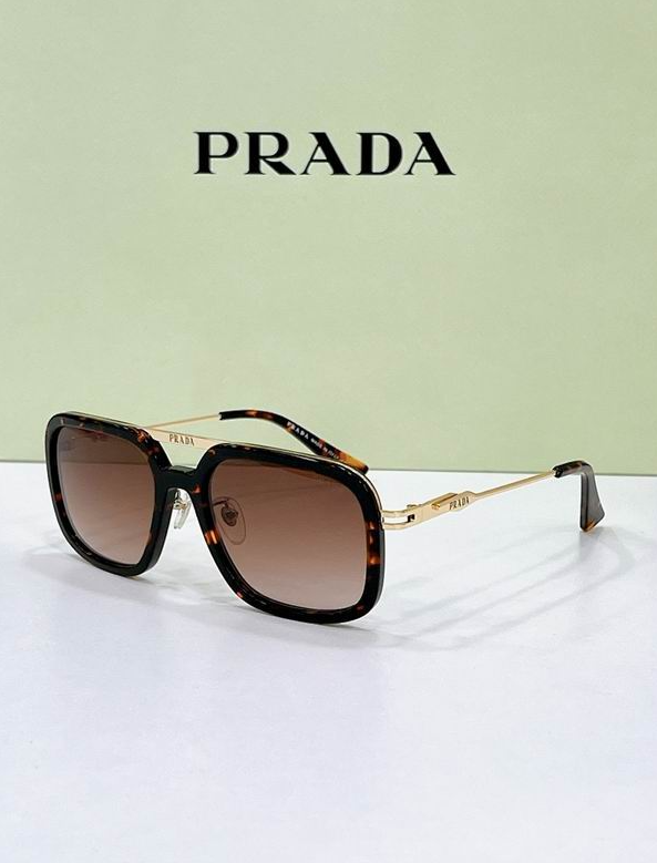 Prda Glasses - Tortoise Gold Square Brown Gradient