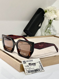 Prda Glasses - PR15WS Tortoise Amber Cat-Eye