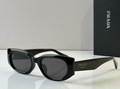 Prda Glasses - Black Oval Dark Gray Milano