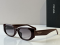 Prda Glasses - Dark Brown Oval Gray Gradient Milano