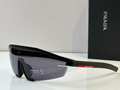 Prda Glasses - Luna Rossa Black Sport Shield Dark Gray