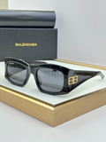 BB Glasses - Black Slim Rectangle Dark Smoke