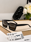 Chnel Glass - Black Butterfly Pink Script